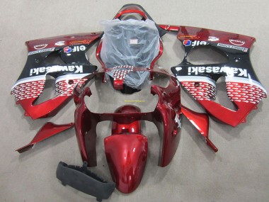 Rot 00-02 ZX6R Motorrad Vollverkleidung