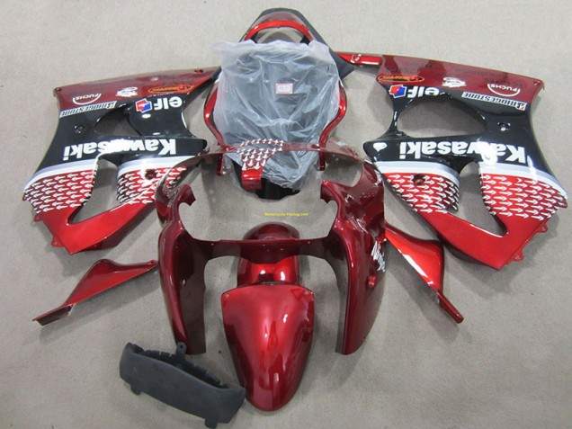 Rot 00-02 ZX6R Motorrad Vollverkleidung Rot 00-02 ZX6R Motorrad Vollverkleidung