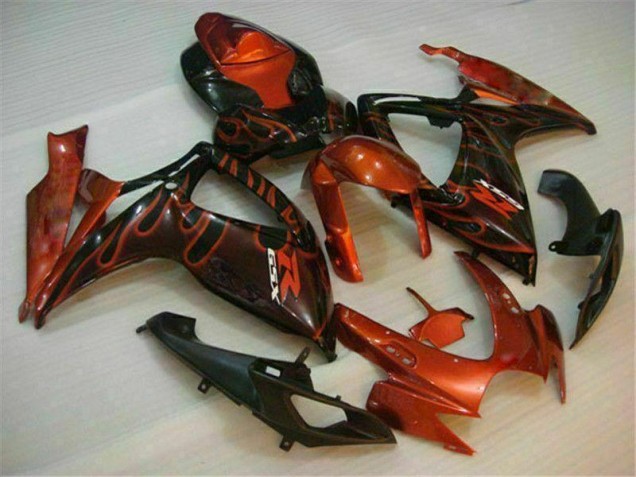 Rot 06-07 GSXR 600/750 Motorrad Verkleidung Rot 06-07 GSXR 600/750 Motorrad Verkleidung