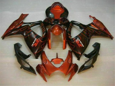 Rot 06-07 GSXR 600/750 Motorrad Verkleidung