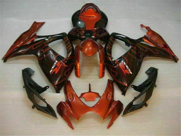 Rot 06-07 GSXR 600/750 Motorrad Verkleidung Rot 06-07 GSXR 600/750 Motorrad Verkleidung