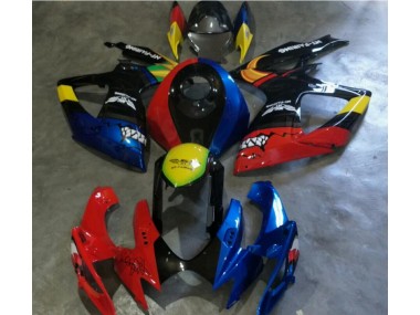 Rot Blau 06-07 GSXR 600/750 Motorrad Verkleidung