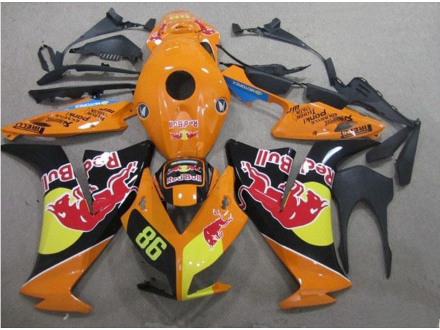 Rot Bull 86 12-16 CBR1000RR Motorrad Verkleidung