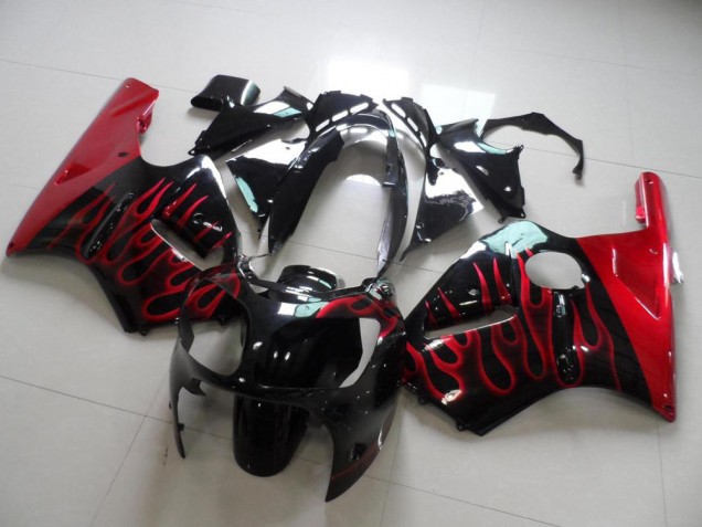 Rot Flamme 00-01 ZX12R Motorrad Verkleidung Rot Flamme 00-01 ZX12R Motorrad Verkleidung