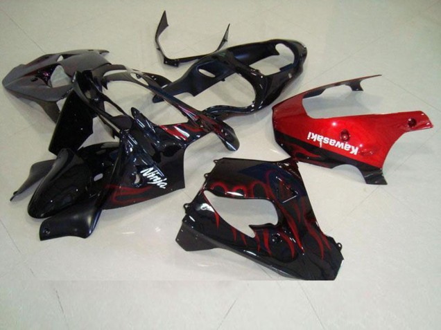 Rot Flamme 00-01 ZX9R Motorrad Verkleidung Rot Flamme 00-01 ZX9R Motorrad Verkleidung