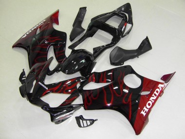 Rot Flamme 01-03 CBR600 F4i Motorrad Verkleidungen