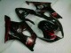 Rot Flamme 03-04 GSXR 1000 Motorrad Verkleidung Rot Flamme 03-04 GSXR 1000 Motorrad Verkleidung