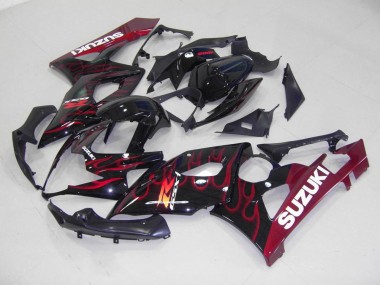 Rot Flamme 05-06 GSXR 1000 Motorrad Verkleidung
