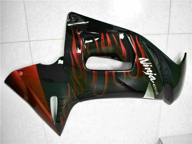 Rot Flamme 06-08 EX650 Motorrad Verkleidung Rot Flamme 06-08 EX650 Motorrad Verkleidung