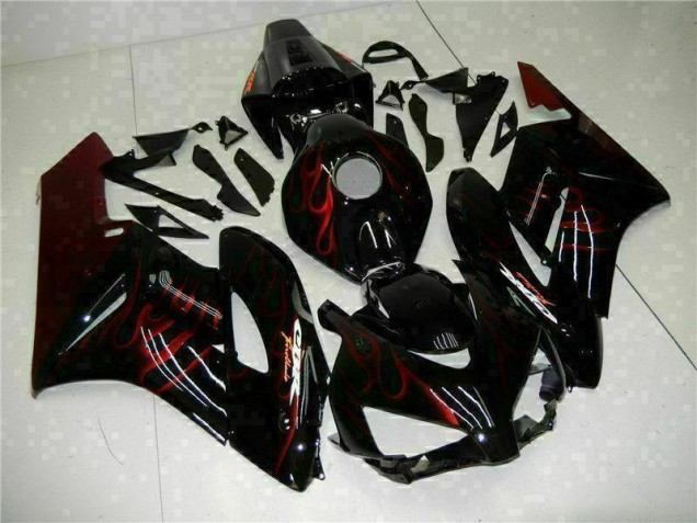 Rot Flamme Schwarz 04-05 CBR1000RR Motorrad Verkleidung Rot Flamme Schwarz 04-05 CBR1000RR Motorrad Verkleidung