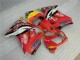 Rot Gelb 08-12 EX250 Motorrad Verkleidung Rot Gelb 08-12 EX250 Motorrad Verkleidung