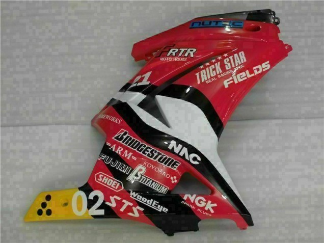 Rot Gelb 08-12 EX250 Motorrad Verkleidung Rot Gelb 08-12 EX250 Motorrad Verkleidung