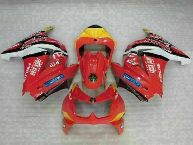 Rot Gelb 08-12 EX250 Motorrad Verkleidung Rot Gelb 08-12 EX250 Motorrad Verkleidung