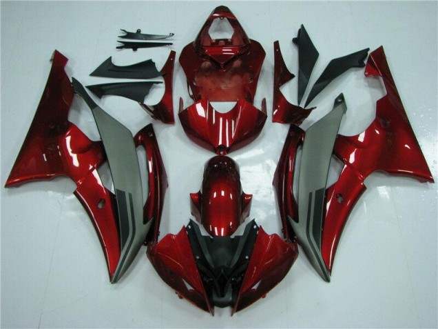 Rot Grau 08-16 YZF R6 Motorrad Verkleidung Rot Grau 08-16 YZF R6 Motorrad Verkleidung