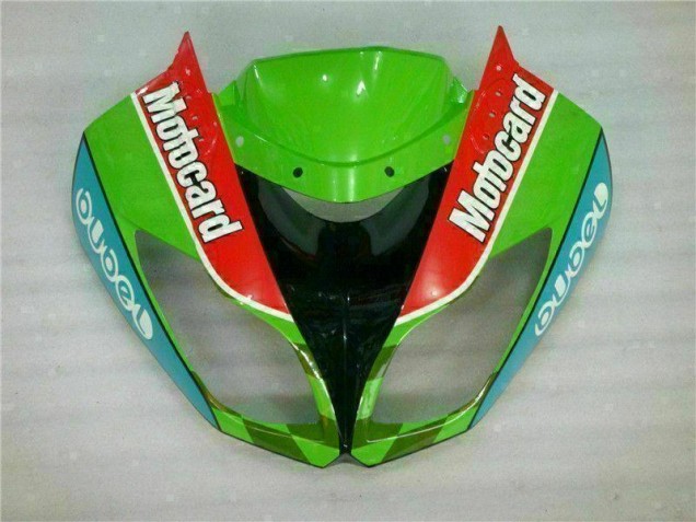 Rot Grün Motocard 09-12 ZX6R Motorrad Verkleidung