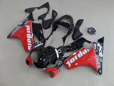 Rot Jordan 01-03 CBR600 F4i Motorrad Verkleidung