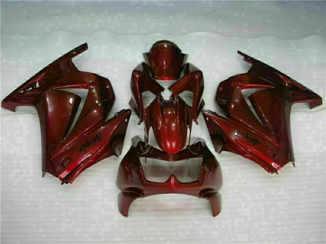 Rot Ninja 08-12 EX250 Motorrad Verkleidung Rot Ninja 08-12 EX250 Motorrad Verkleidung