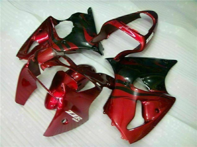 Rot Schwarz 00-02 ZX6R Motorrad Verkleidung Rot Schwarz 00-02 ZX6R Motorrad Verkleidung