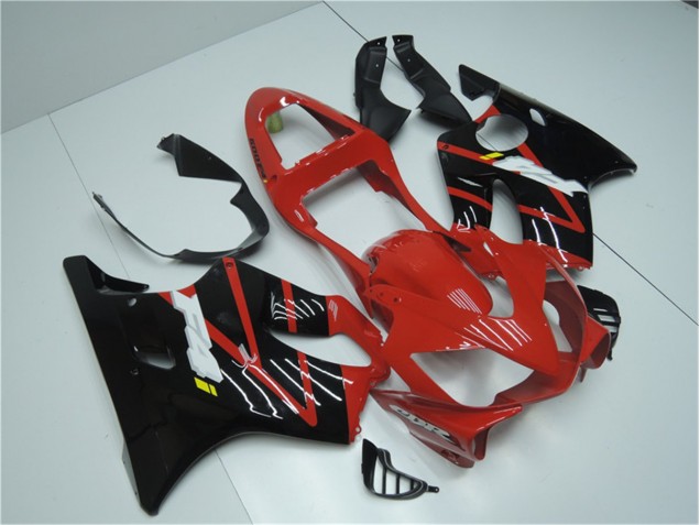 Rot Schwarz 01-03 CBR600 F4i Motorrad Verkleidungen