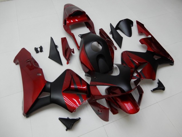Rot Schwarz 03-04 CBR600RR Motorrad Verkleidung Rot Schwarz 03-04 CBR600RR Motorrad Verkleidung