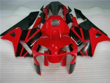 Rot Schwarz 03-04 CBR600RR Motorrad Vollverkleidung