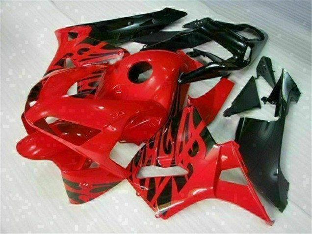 Rot Schwarz 03-04 CBR600RR Motorrad Vollverkleidung & Plastik Rot Schwarz 03-04 CBR600RR Motorrad Vollverkleidung & Plastik