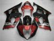 Rot Schwarz 03-04 GSXR 1000 Motorrad Verkleidung