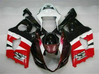 Rot Schwarz 03-04 GSXR 1000 Motorrad Verkleidungen