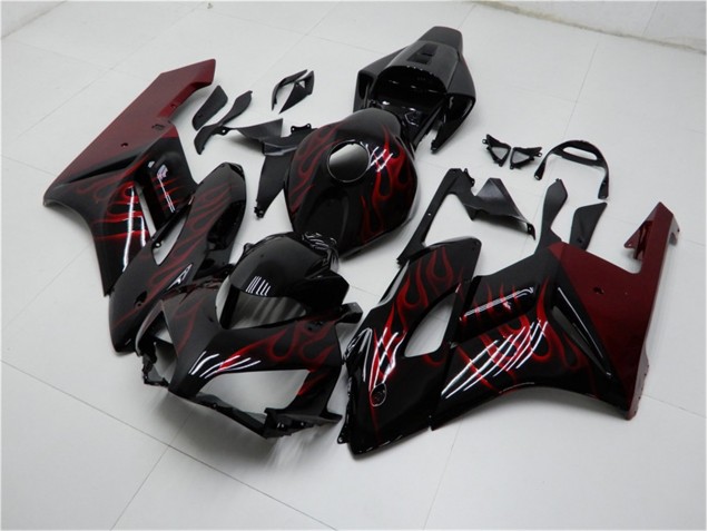 Rot Schwarz 04-05 CBR1000RR Motorrad Vollverkleidung Rot Schwarz 04-05 CBR1000RR Motorrad Vollverkleidung