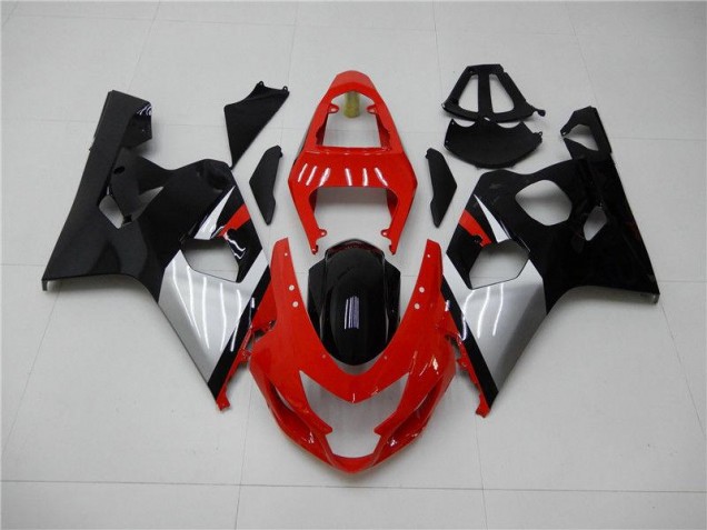 Rot Schwarz 04-05 GSXR 600/750 Motorrad Verkleidung Rot Schwarz 04-05 GSXR 600/750 Motorrad Verkleidung