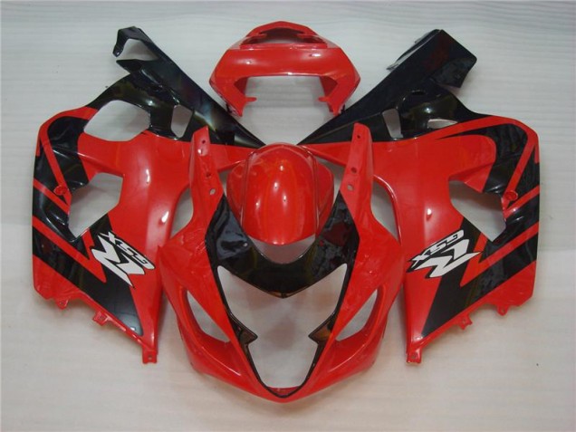 Rot Schwarz 04-05 GSXR 600/750 Motorrad Verkleidungen Rot Schwarz 04-05 GSXR 600/750 Motorrad Verkleidungen