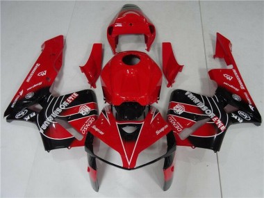 Rot Schwarz 05-06 CBR600RR Motorrad Verkleidungen & Plastik