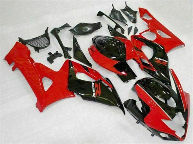 Rot Schwarz 05-06 GSXR 1000 Motorrad Verkleidung