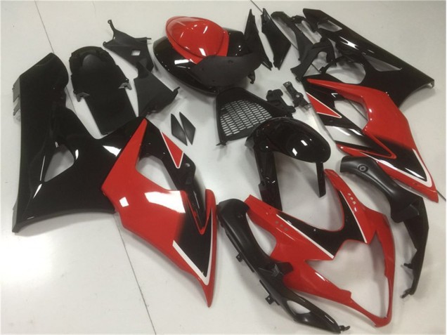 Rot Schwarz 05-06 GSXR 1000 Motorrad Vollverkleidung Rot Schwarz 05-06 GSXR 1000 Motorrad Vollverkleidung