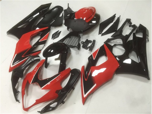 Rot Schwarz 05-06 GSXR 1000 Motorrad Vollverkleidung Rot Schwarz 05-06 GSXR 1000 Motorrad Vollverkleidung
