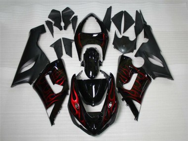 Rot Schwarz 05-06 ZX6R Motorrad Verkleidung