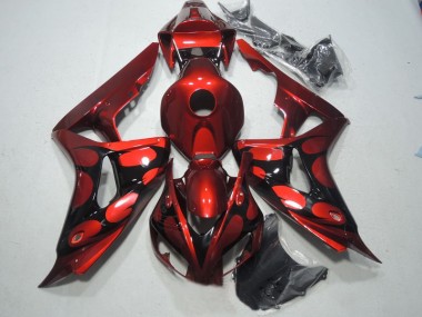 Rot Schwarz 06-07 CBR1000RR Motorrad Verkleidungen