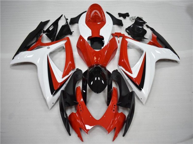 Rot Schwarz 06-07 GSXR 600/750 Motorrad Verkleidung Rot Schwarz 06-07 GSXR 600/750 Motorrad Verkleidung