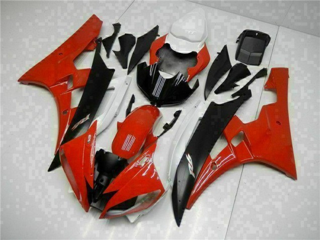 Rot Schwarz 06-07 YZF R6 Motorrad Verkleidung