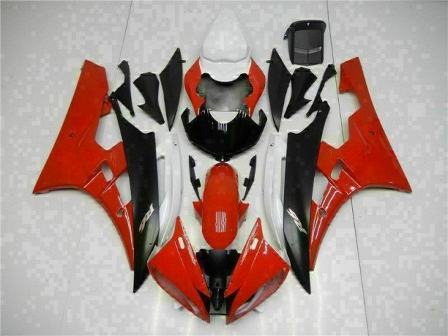 Rot Schwarz 06-07 YZF R6 Motorrad Verkleidung