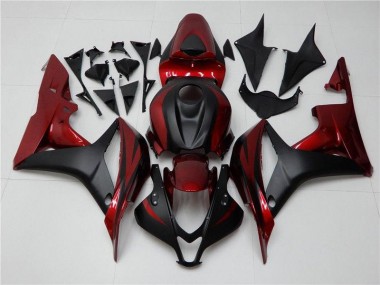 Rot Schwarz 07-08 CBR600RR Motorrad Verkleidung