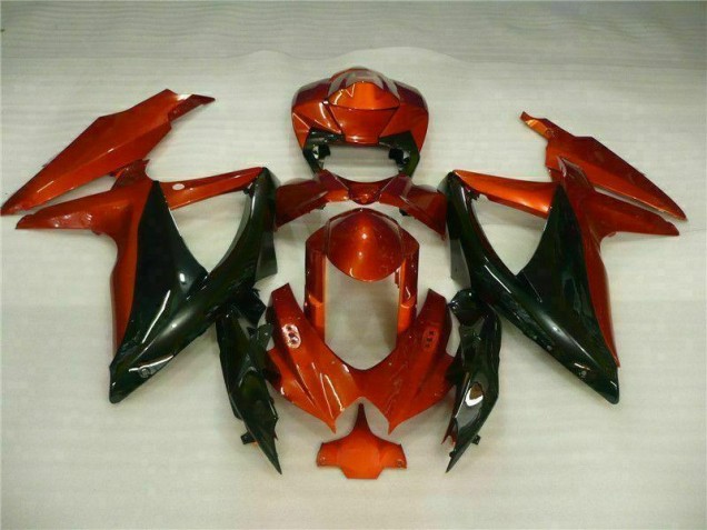 Rot Schwarz 08-10 GSXR 600/750 Motorrad Verkleidungen Rot Schwarz 08-10 GSXR 600/750 Motorrad Verkleidungen