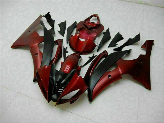 Rot Schwarz 08-16 YZF R6 Motorrad Verkleidungen Rot Schwarz 08-16 YZF R6 Motorrad Verkleidungen