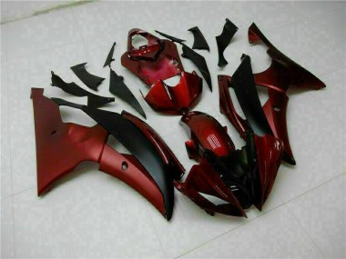Rot Schwarz 08-16 YZF R6 Motorrad Verkleidungen