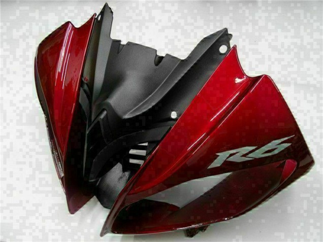 Rot Schwarz 08-16 YZF R6 Motorrad Vollverkleidung