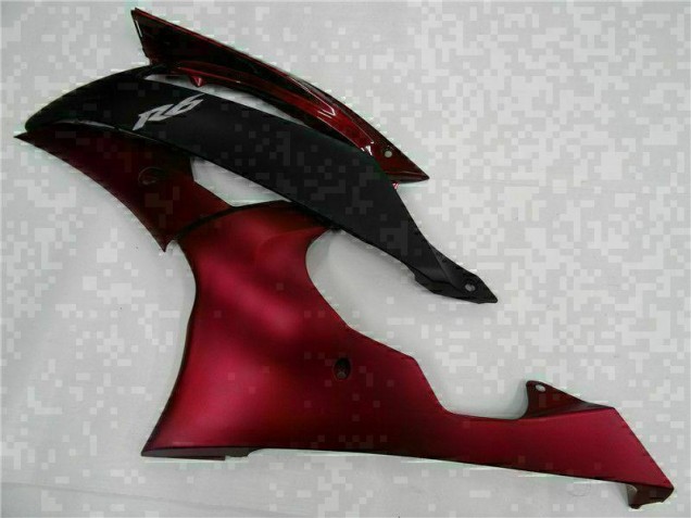 Rot Schwarz 08-16 YZF R6 Motorrad Vollverkleidung