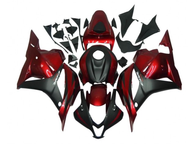 Rot Schwarz 09-12 CBR600RR Motorrad Verkleidungen Rot Schwarz 09-12 CBR600RR Motorrad Verkleidungen