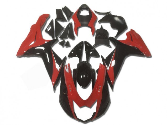 Rot Schwarz 11-21 GSXR 600/750 Motorrad Verkleidungen Rot Schwarz 11-21 GSXR 600/750 Motorrad Verkleidungen