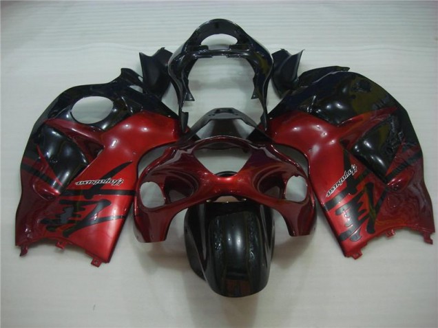 Rot Schwarz 96-07 GSXR 1300 Hayabusa Motorrad Verkleidungen Rot Schwarz 96-07 GSXR 1300 Hayabusa Motorrad Verkleidungen