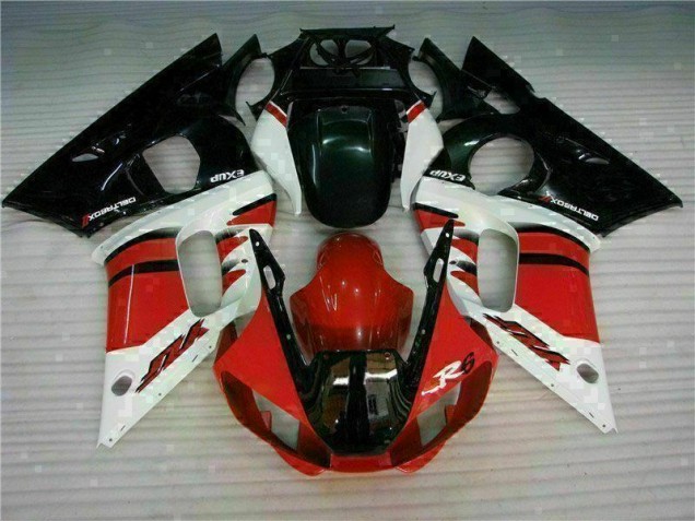 Rot Schwarz 98-02 YZF R6 Motorrad Vollverkleidung Rot Schwarz 98-02 YZF R6 Motorrad Vollverkleidung